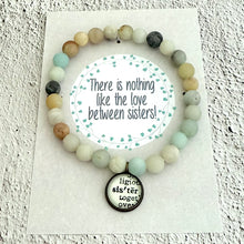 Load image into Gallery viewer, Beaded Affirmation Charm Bracelet with Message Display Card, Can be Personalized!