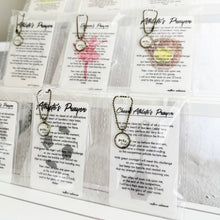 Load image into Gallery viewer, Sports Prayer Bag Tag Christian Prayer Card with Charm