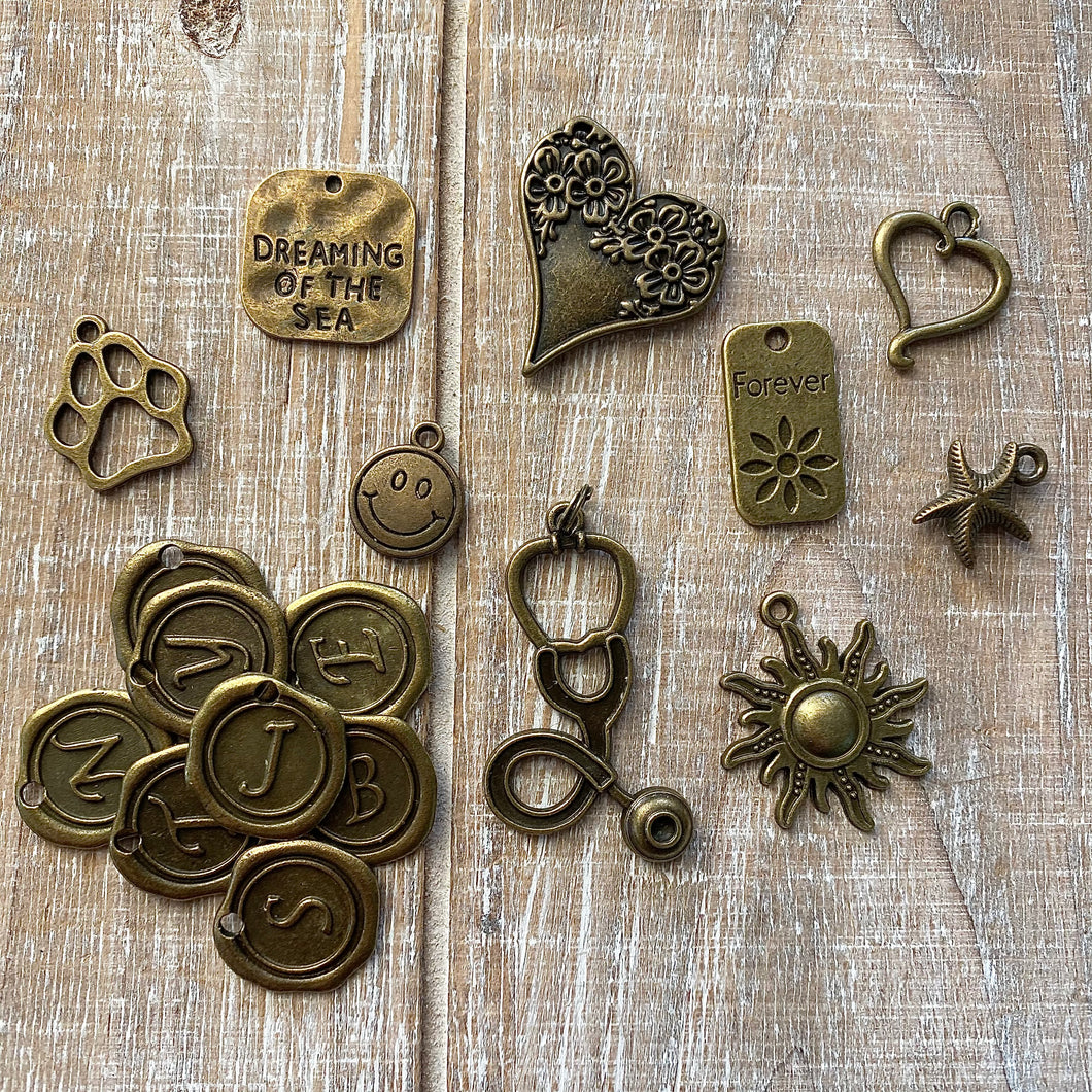 Antique Bronze Metal Charms - Create your own!